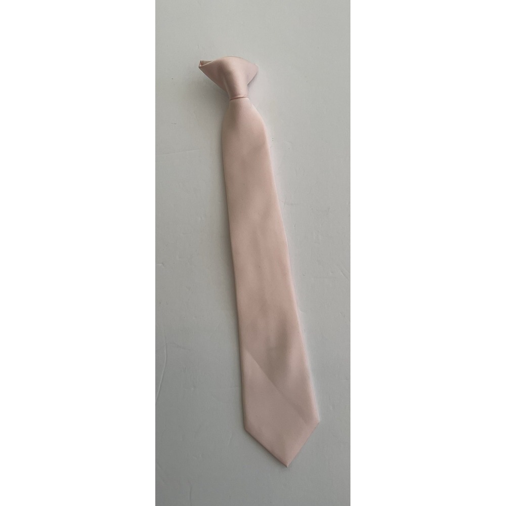 Vesuvio Napoli Pink Boys Clip On Tie Made in Italy
